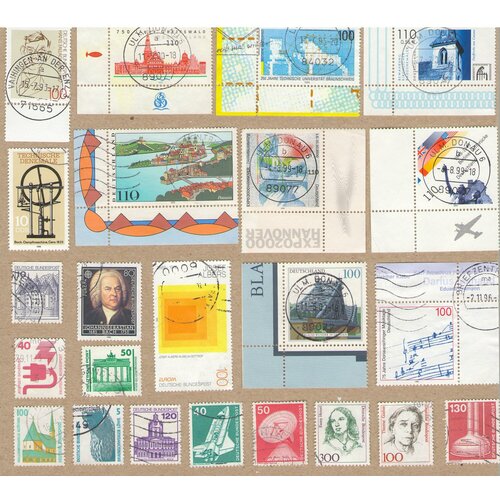 Набор почтовых марок Германии №33, 23 шт, гашёные