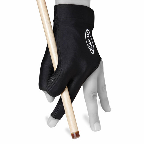 Бильярдная перчатка Kamui черная (правая, размер S)