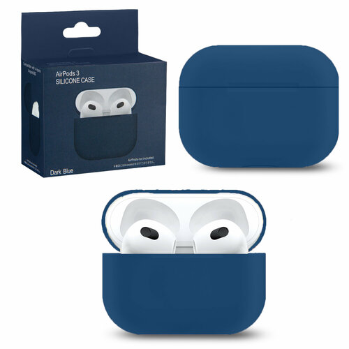 Чехол для наушников Apple AirPods 3 №19 blue