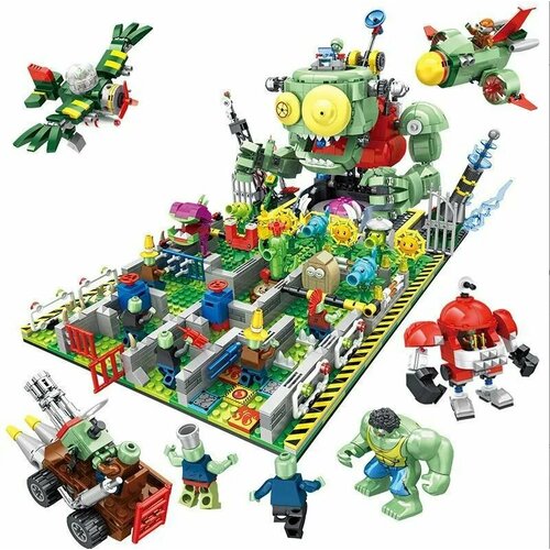 Конструктор Растения против Зомби Армагеддон 2284 дет DZ0003 5492₽
