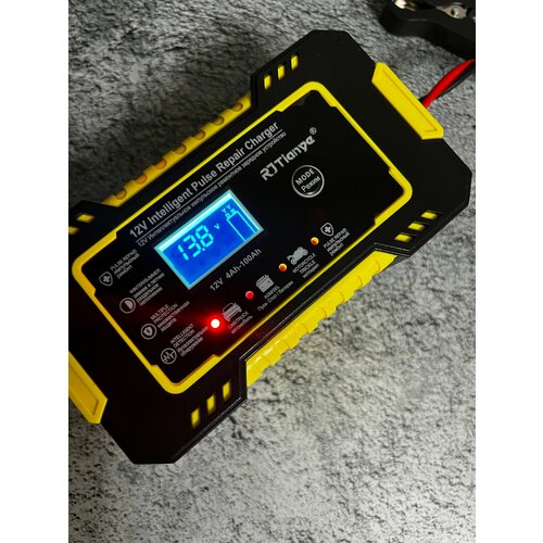 Зарядное устройство для акб 12в RJTianye eu 6А желтый 209900₽