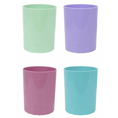 Стакан для ручек ассорти пастельные цвета СП-0084 4 цвета СП-0084 338₽