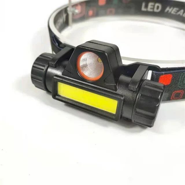 фото Фонарик налобный USB.