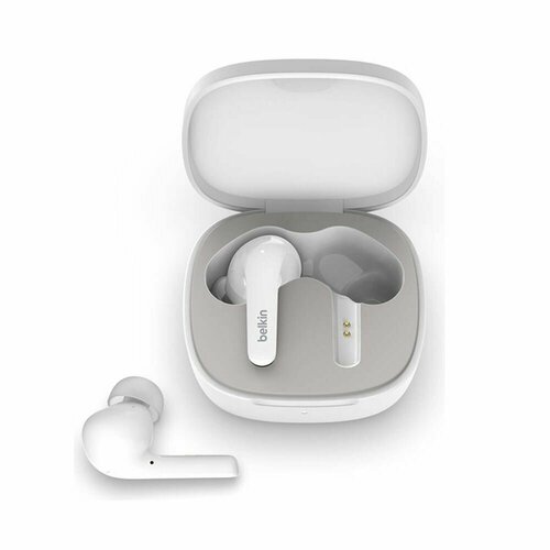 Наушники беспроводные Belkin Soundform Flow Noise Cancelling Earbuds AUC006BTWH белый 9178₽