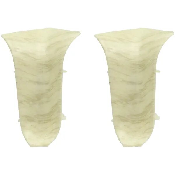 Угол для плинтуса внутренний Artens Дуб молочный 55 мм 2 шт.