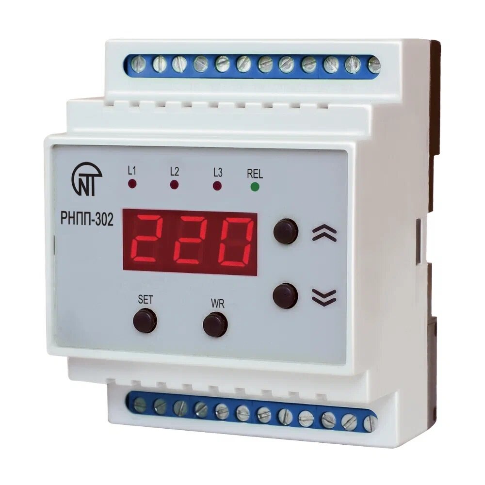 Реле напряжения новатек 3ф Реле контроля напряжения АЗМ LED-63А-220В TDM SQ1504-0020 купить за 2 016.52 руб