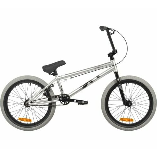 Велосипед NOVATRACK 20 BMX PSYCHO серебристый, сталь , рама 20, U-BRAKE