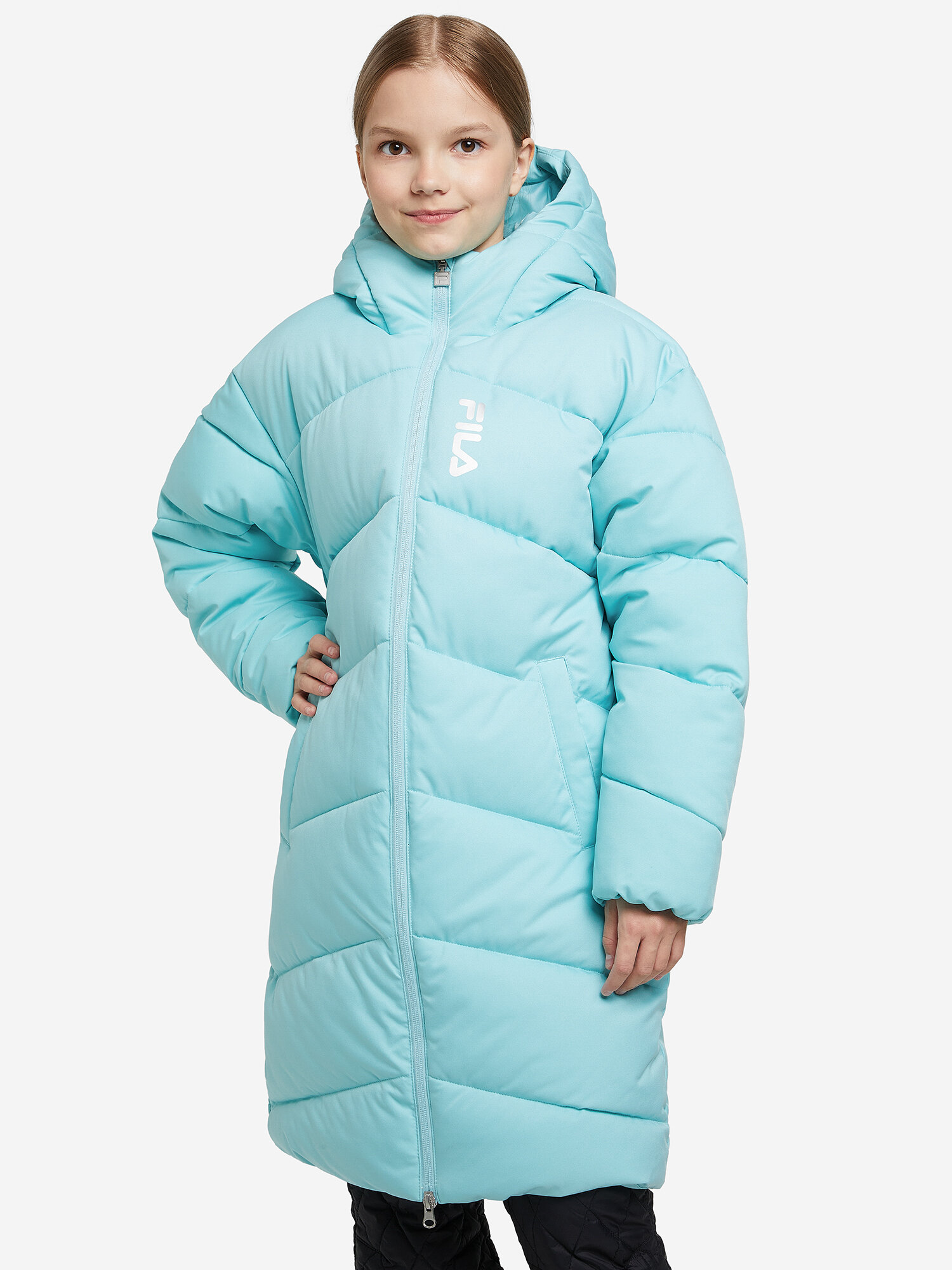 фото Пуховик FILA Голубой, Размер 164