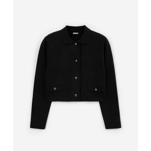 Пиджак Gulliver, размер 158, черный пиджак gulliver однобортный размер 158 черный