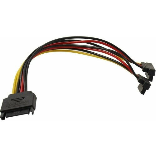 Разветвитель SATA - 2x SATA, 0.15м, ExeGate EX-CC-SATAM2F-0.15A (EX294796RUS)