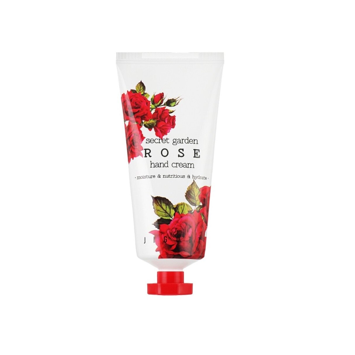 Jigott Крем для рук с экстрактом розы - SECRET GARDEN ROSE HAND CREAM, 100мл