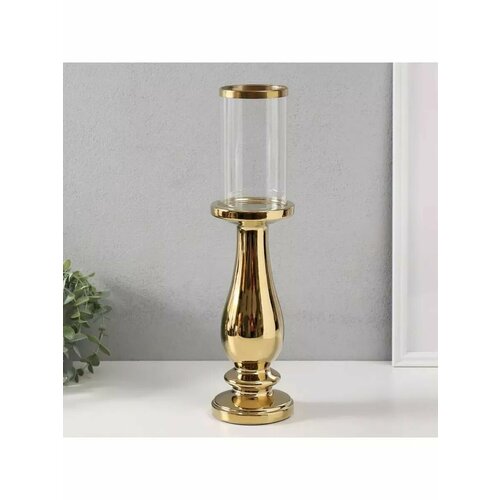 Подсвечник Аванти золото 10х10х405 см 1953₽