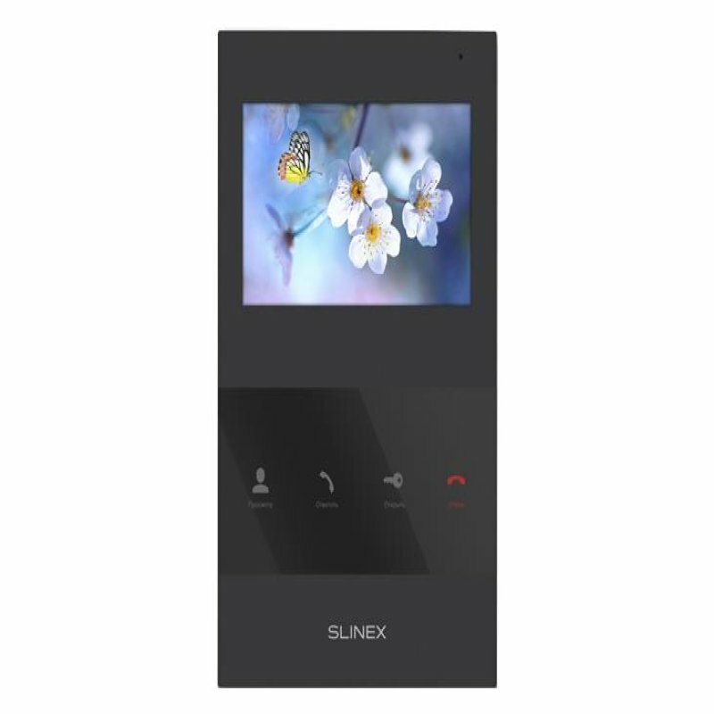 Slinex Slinex Видеодомофон SQ-04 черн. Slinex 00086982