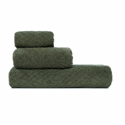 BY COLLECTION Полотенце махровое 30х50см 100 хлопок зеленый 5 штук 1716₽