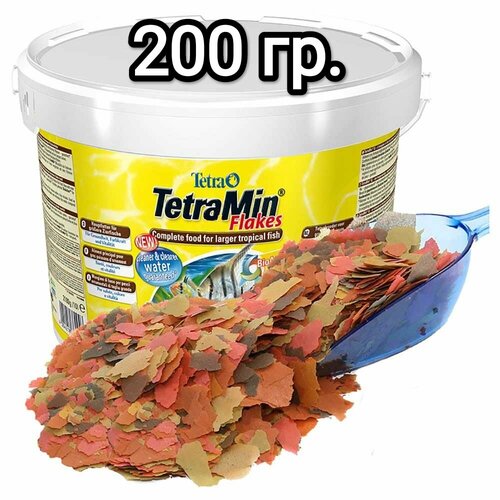 Сухой корм для рыб Tetra Min Flakes, 200гр