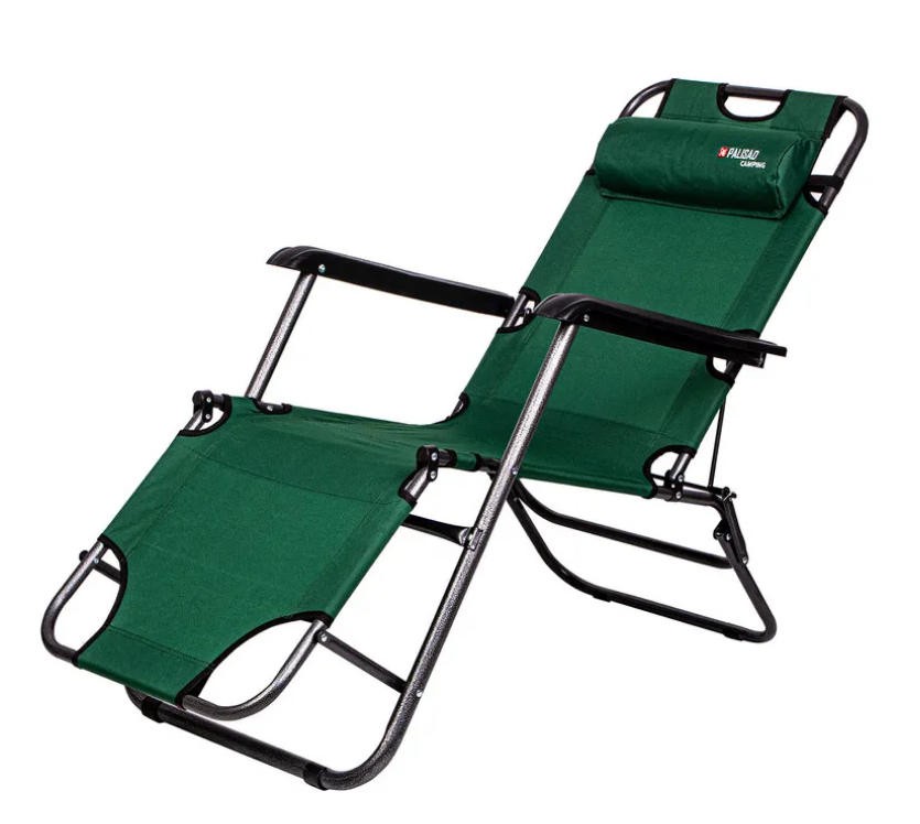 фото Кресло-шезлонг двухпозиционное 156 х 60 х 82 см, Camping Palisad