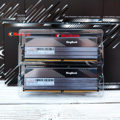 KingBank Оперативная память DDR5 7200MHz 32GB Gray RGB 2x16 ГБ Sharp Blade 1650000₽