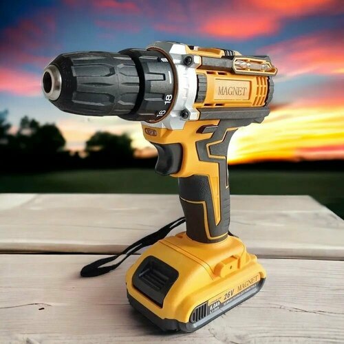 Дрель-Шуруповерт на аккумуляторе 18Vнабор инструментов для дома 3399₽