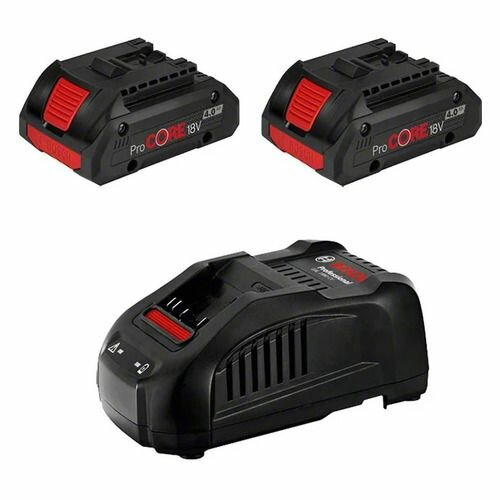 Батарея аккумуляторная Bosch ProCORE 18В 4Ач Li-Ion ЗУ в комплекте [1600a016gf]