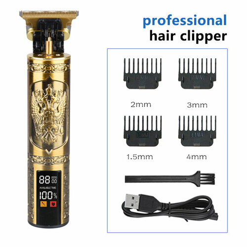 Электрическая машинка для стрижки волос с большим экраном модель T9 66000₽