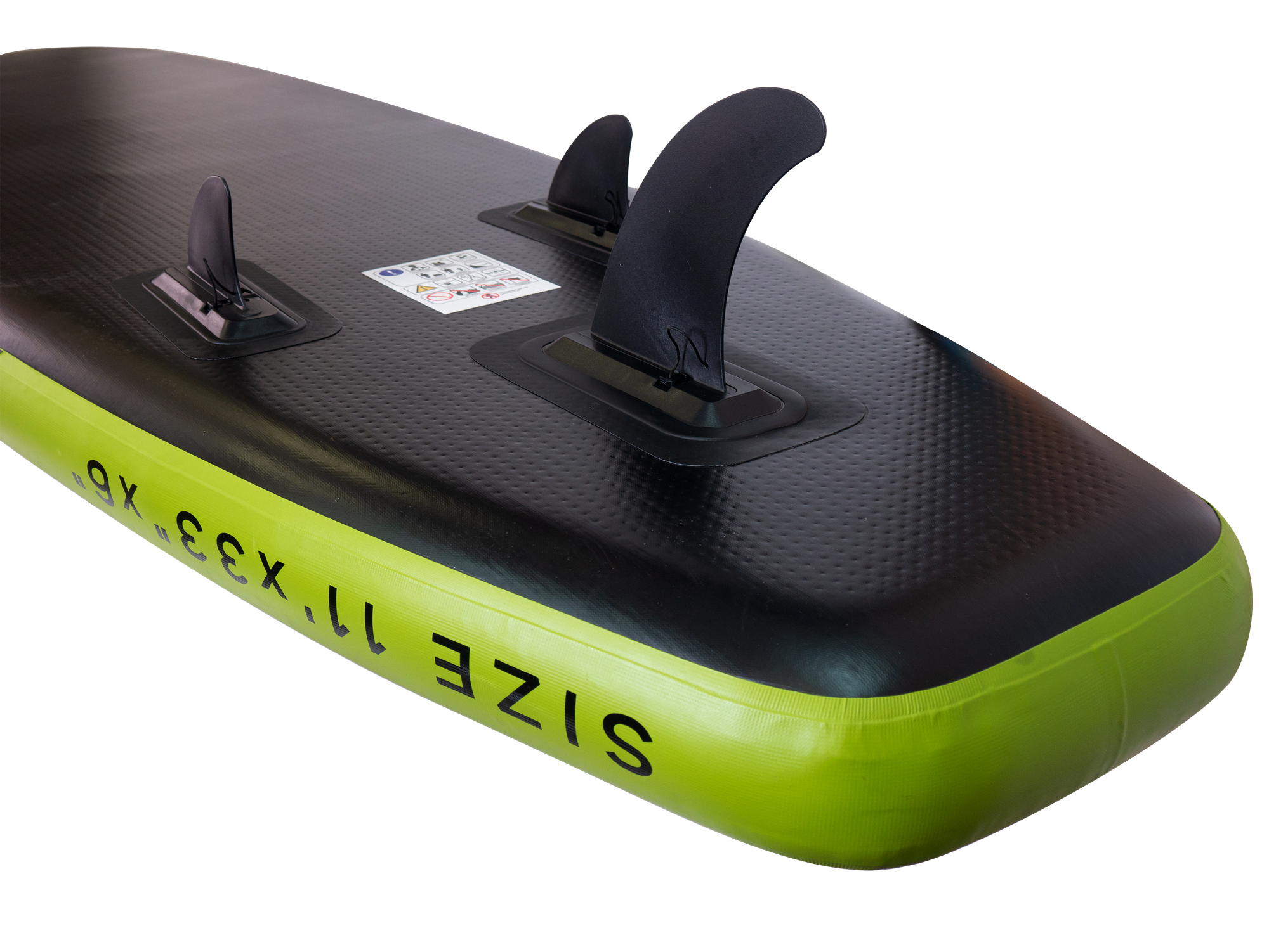 Сапборд TechTeam Hunter 11' (335х83х15) надувной SUP зелёный (каячное весло, сиденье в комплекте) — фото 1