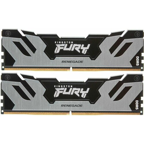 Оперативная память для компьютера Kingston Fury Renegade Silver DIMM 48Gb DDR5 7200 MHz KF572C38RSK2-48 3785400₽