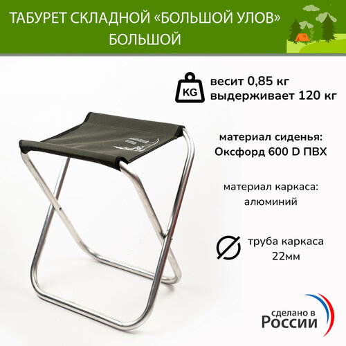 Табурет складной алюминиевый 