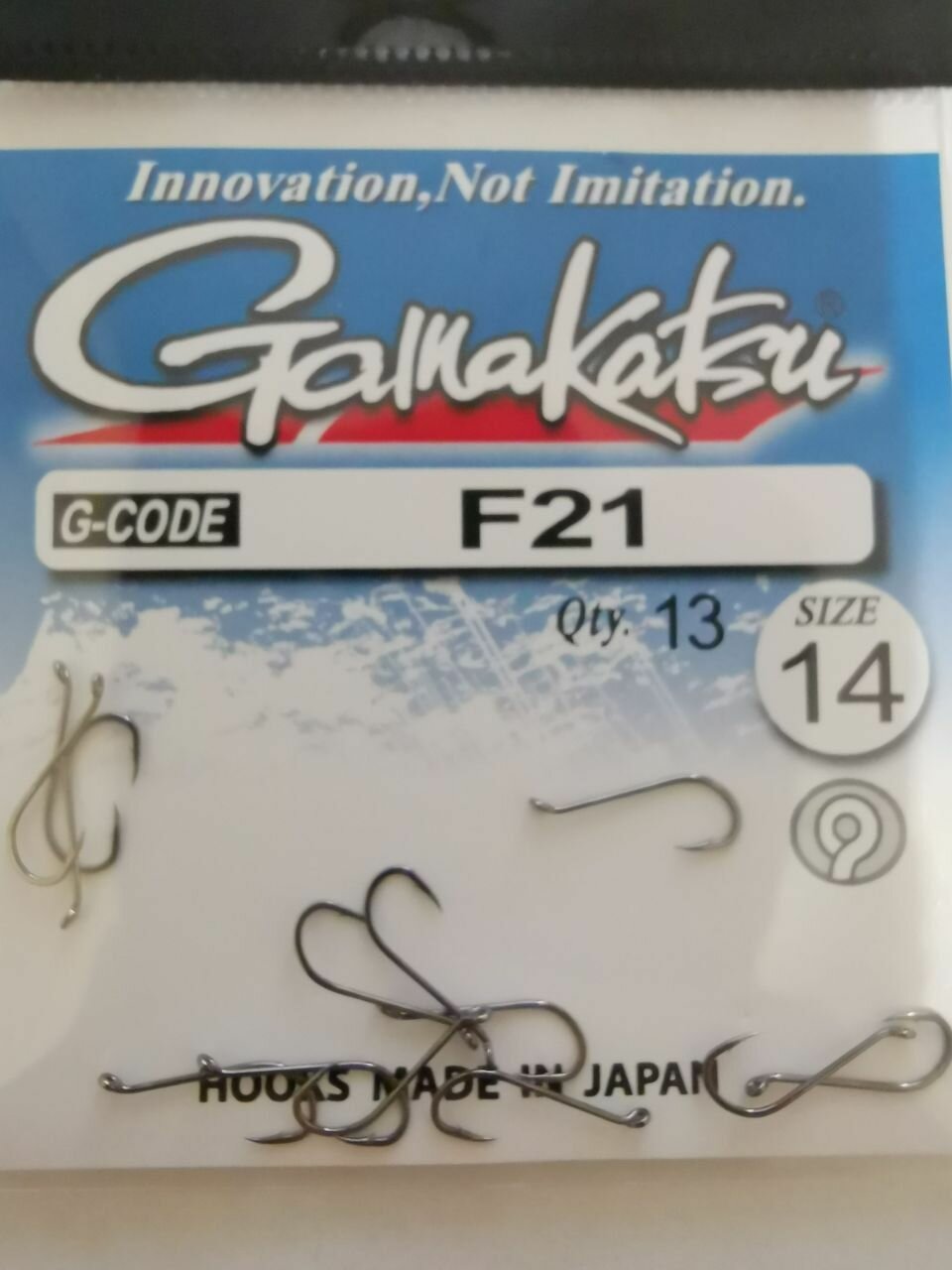 Крючок Gamakatsu F21 №14 (13шт)