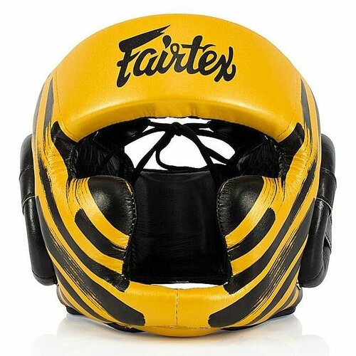 Боксёрский шлем Fairtex HG16-M2 жёлтый M