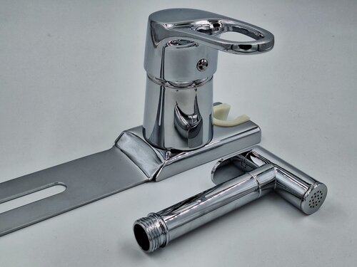 Изображение товара Биде-приставка на унитаз "Смеситель с гигиенической лейкой" Гигиенический душ на унитаз без монтажа