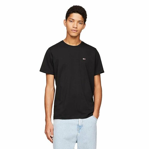 фото Футболка tommy hilfiger tjm slim jersey c ne, размер s, черный