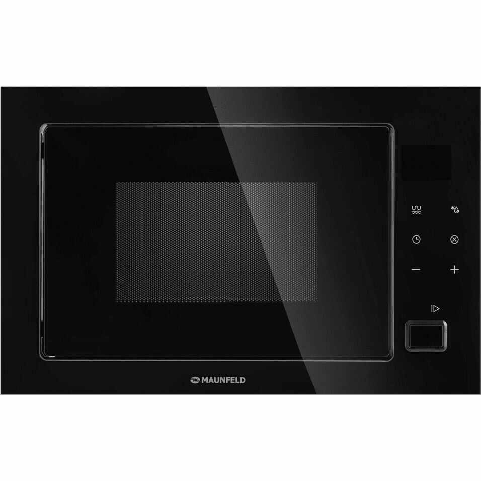 Встраиваемая микроволновая печь Maunfeld MBMO925SGB11, 25 л, 1450 Вт, 9 режимов, гриль, черная