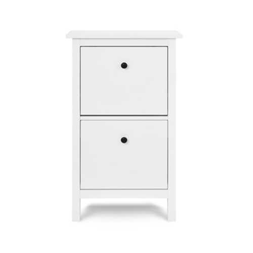 фото Шкаф для обуви/обувница галошница в прихожую хемнэс hemnes/ кымор, 59х101х22см, белый лузалес
