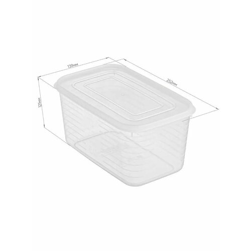 Контейнер для разогрева в СВЧ 2.4л хранения продуктов