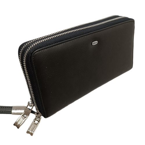 Портмоне Alfa Ricco, фактура гладкая, матовая, черный