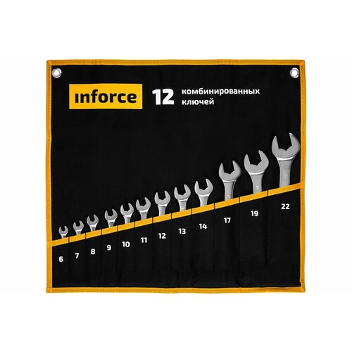 Inforce Набор комбинированных ключей Non-Slip 12 предметов 06-05-31 8850₽