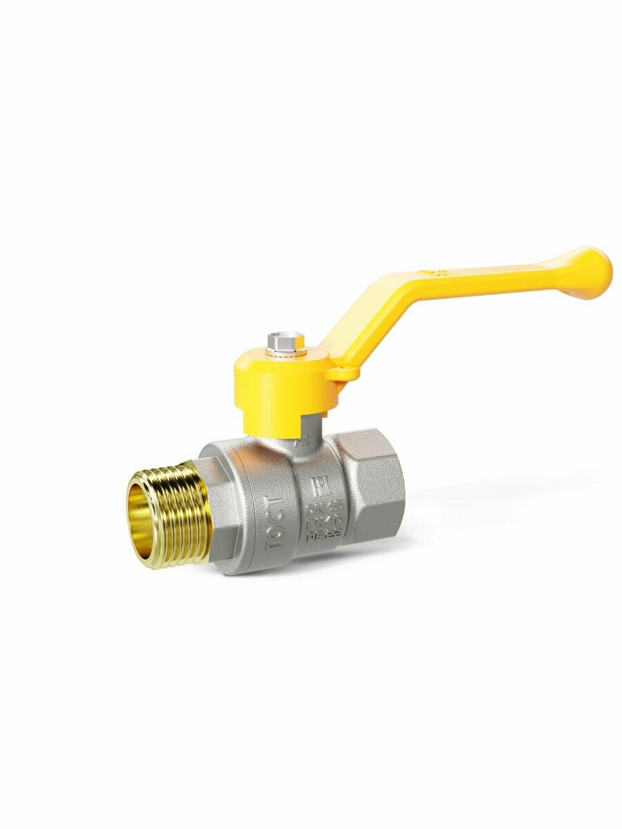 Кран шаровой латунный для газа LD Pride 47.20 В-Н Р GAS Ду 20