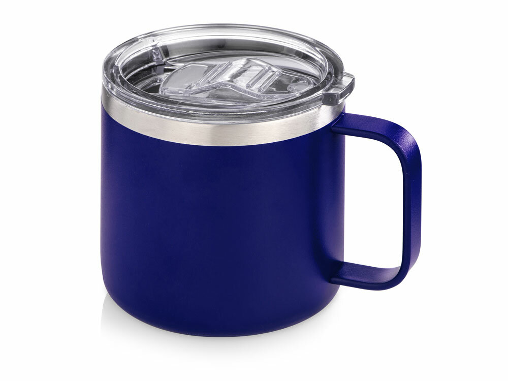 Стальная кружка Waterlineс «Alaska» с двойными стенками 360 мл синий