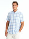 blue checked