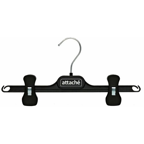 Вешалка-плечики Attache СД02 с прищепами черная 290 мм 150₽