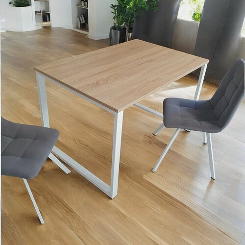 Изображение товара Письменный стол Компьютерный Дуб 120*70 см. Ножки лофт белые