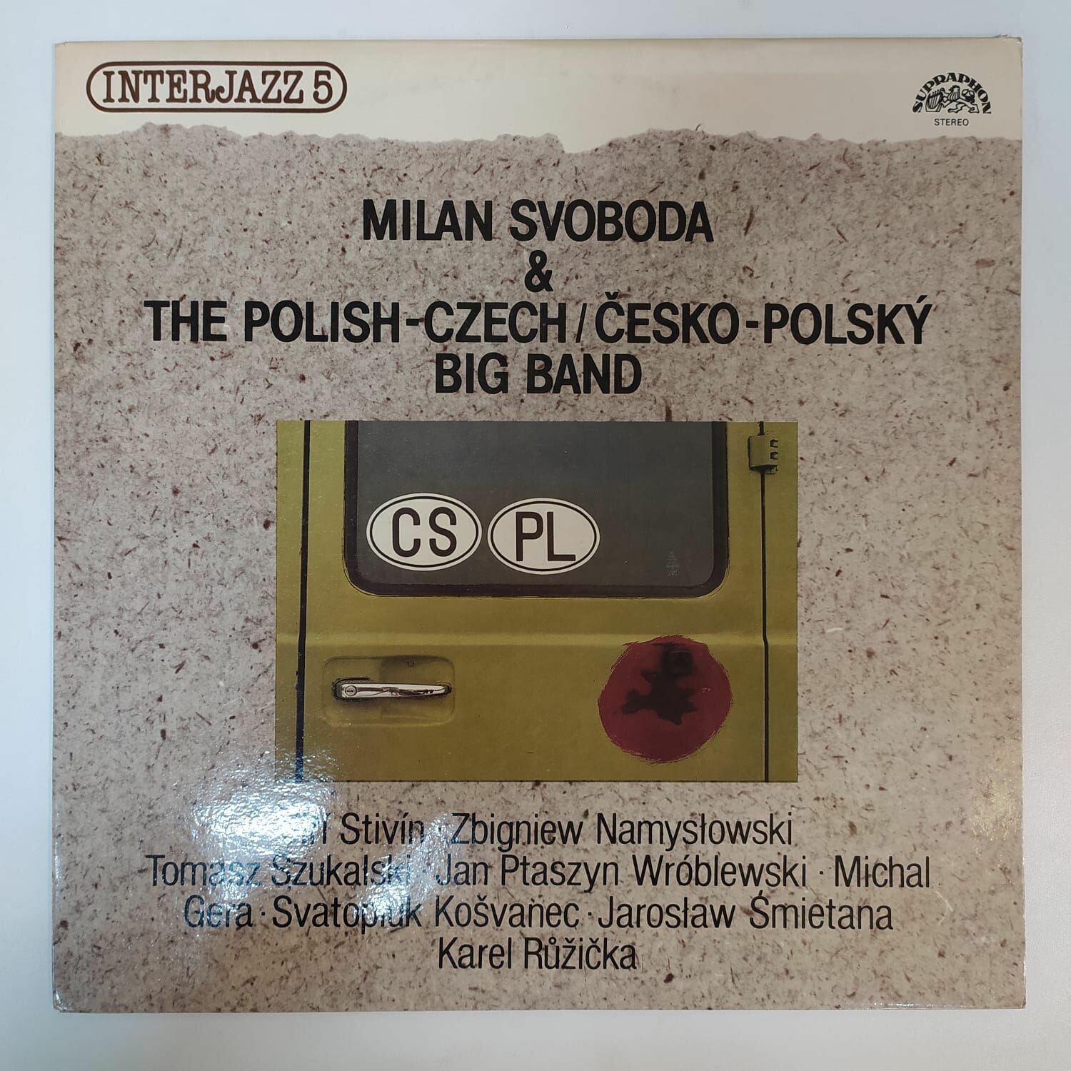 Виниловая пластинка Milan Svoboda & The Polish-Czech Big Band - Interjazz 5 (Чехословакия 1987г.)