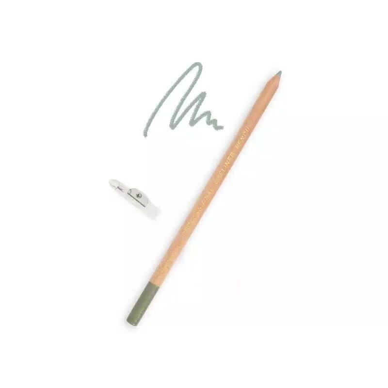 Карандаш Aristocrat для глаз с точилкой зелёно-серебристый — фото 1