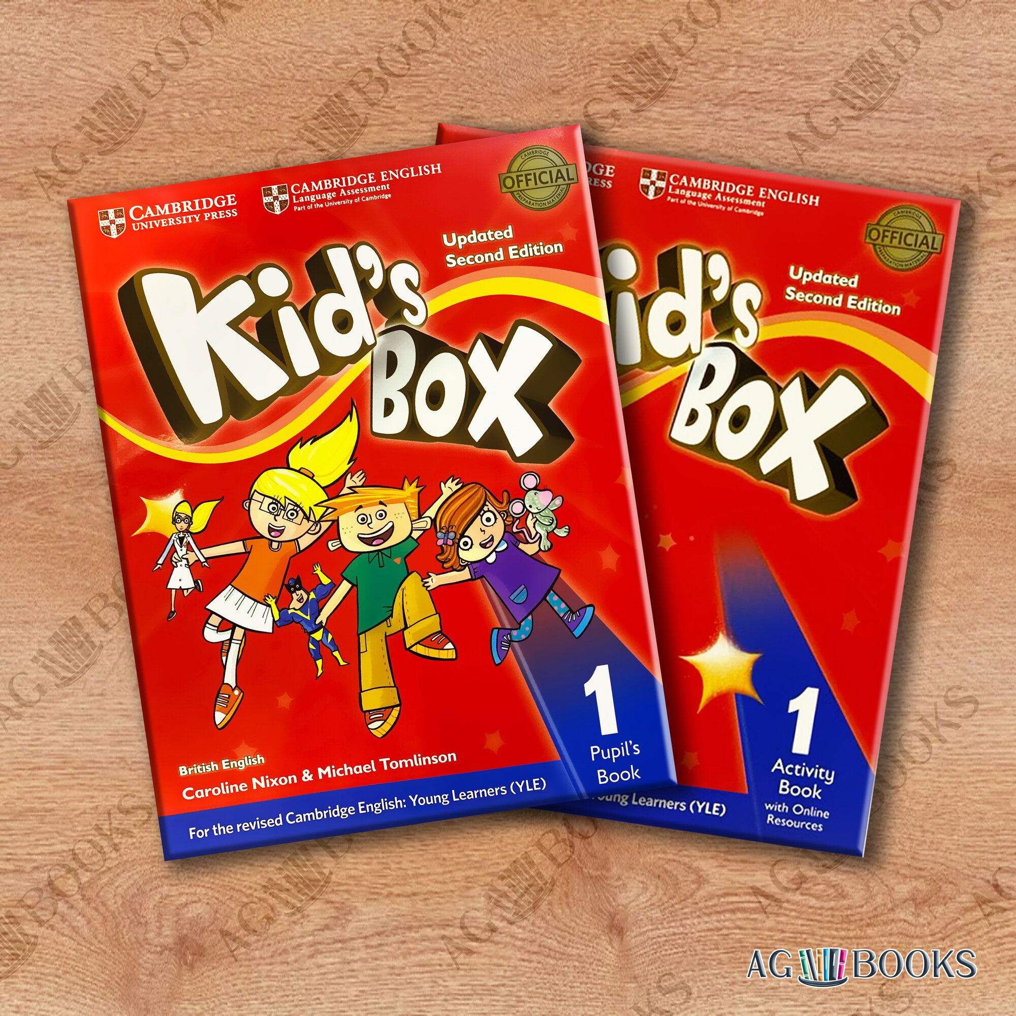 Kid's Box 1 комплект Учебник + рабочая тетрадь + диск