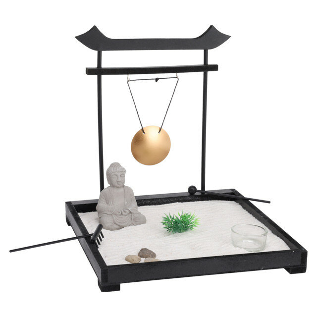 Сад камней KOOPMAN  Будда   пластик  дерево  цемент