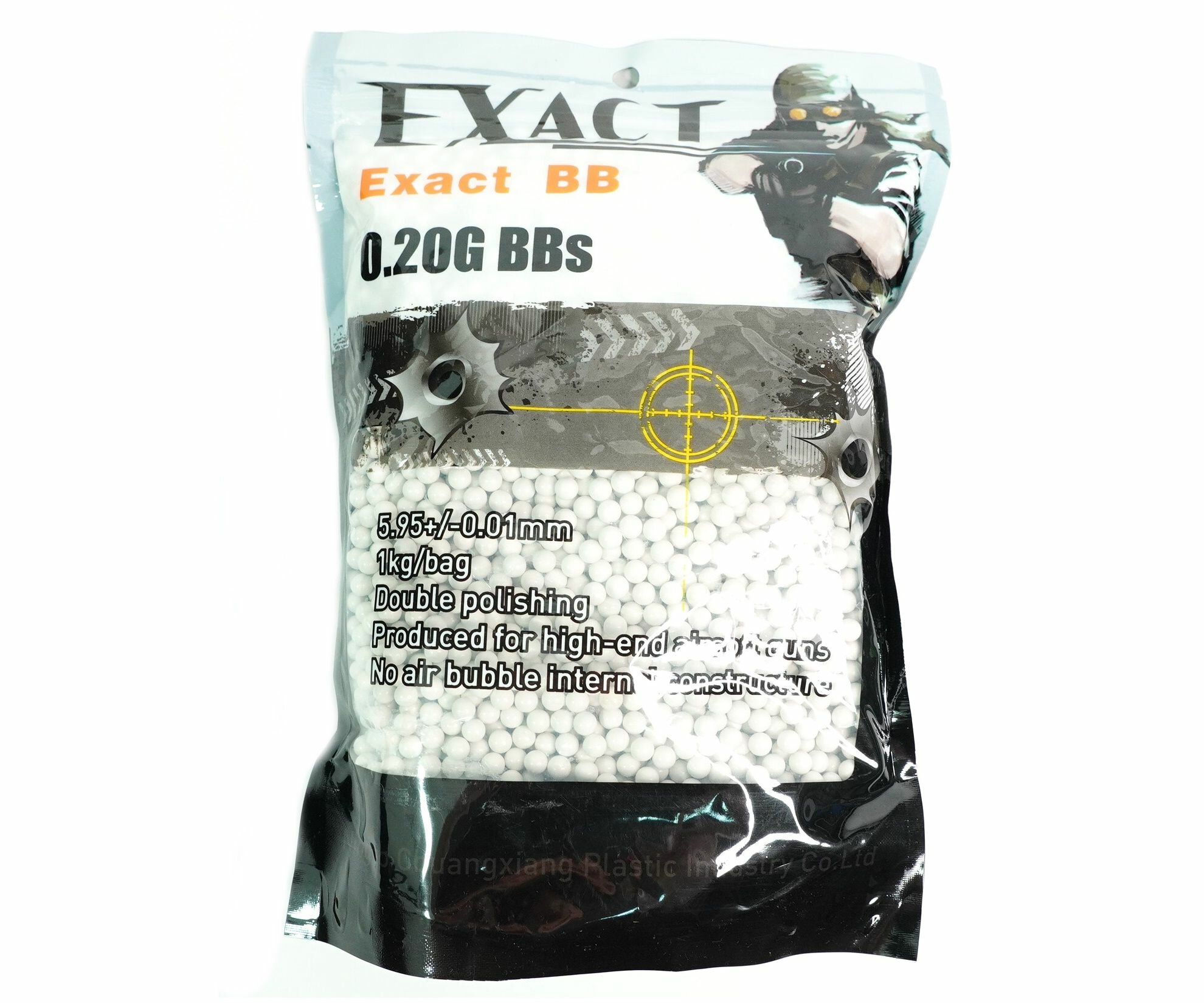 Шары для страйкбола Exact 020 г пластиковые 5000 шт белый