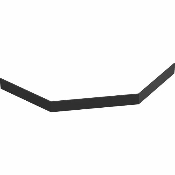 Экран для душевого поддона Marble пятиугольный 90x90 см цвет черный