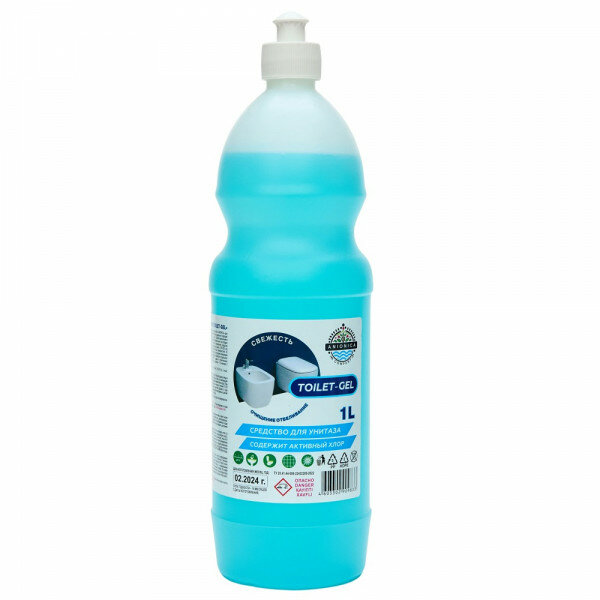- Чистящее средство Toilet gel универсальный 1 л