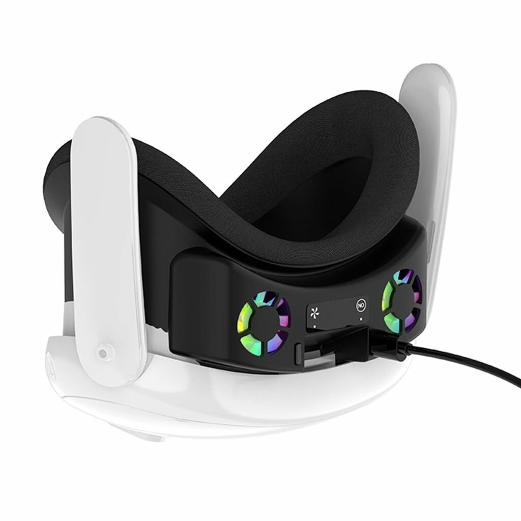 VR-аксессуар, охлаждающая маска для глаз oculus quest 3 с циркуляцией воздуха RGB-black