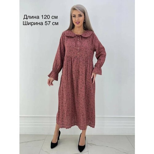 фото Платье , размер 46-50, розовый shama style